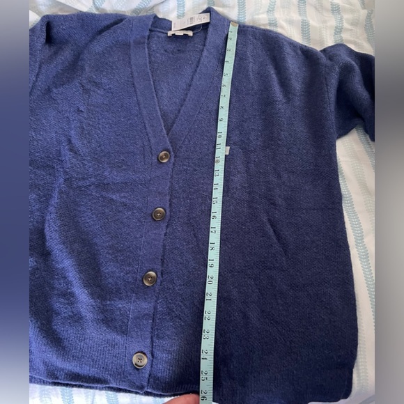 NWT LOFT Cardigan - Blue button front Sz XL - Picture 7 of 7